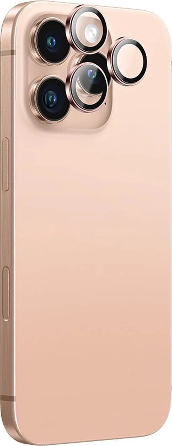 Camera Lens Protector – iPhone 16 Pro – 9H Gehard Glas – Anti-kras – Tempered Glas –Rosegoud-Ilumina Benelux