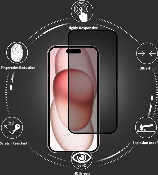 Camera Lens Protector – iPhone 16 Pro Max – 9H Gehard Glas – Anti-kras – 2-Pack-Ilumina Benelux