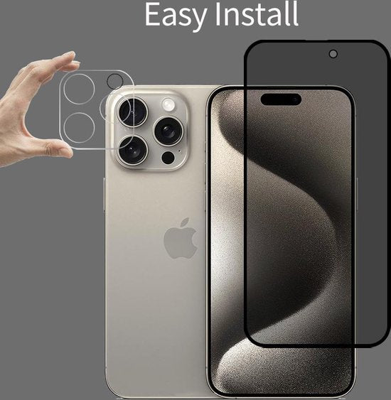 Camera Lens Protector – iPhone 16 Pro Max – 9H Gehard Glas – Anti-kras – 6-Pack-Ilumina Benelux