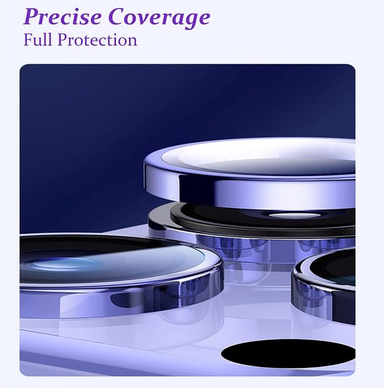 Camera Lens Protector – iPhone 16 Pro Max – 9H Gehard Glas – Anti-kras – Blauw-Ilumina Benelux