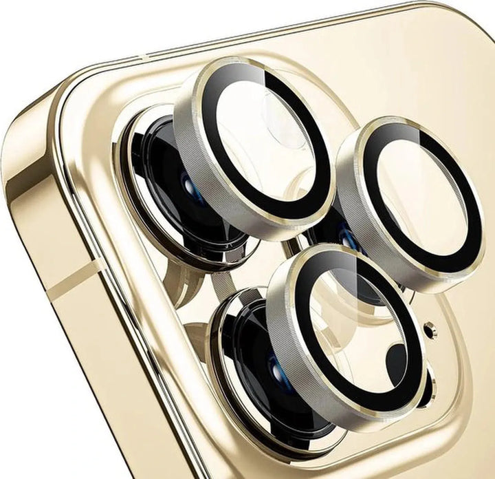 Camera Lens Protector – iPhone 16 Pro Max – 9H Gehard Glas – Anti-kras – Goud-Ilumina Benelux