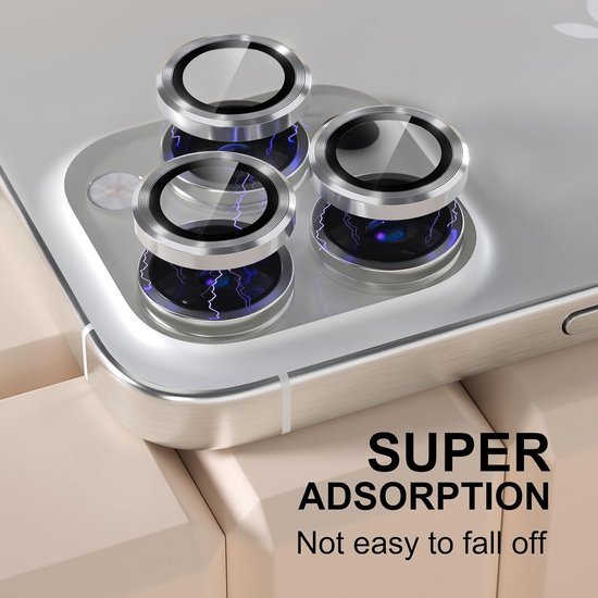 Camera Lens Protector – iPhone 16 Pro Max – 9H Gehard Glas – Anti-kras – Tempered Glas – 1-Pack-Ilumina Benelux