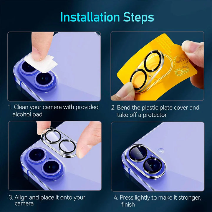Camera Lens Protector – iPhone 17 – 9H Gehard Glas – Anti-kras – 1-Pack-Ilumina Benelux