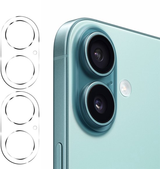Camera Lens Protector – iPhone 17 – 9H Gehard Glas – Anti-kras – 2-Pack-Ilumina Benelux