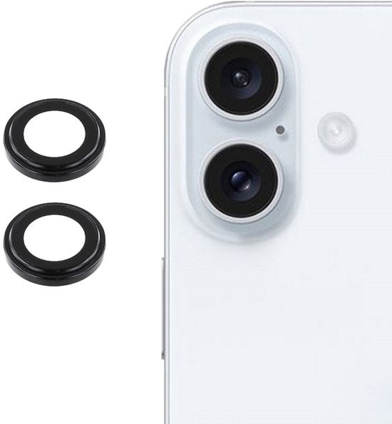 Camera Lens Protector – iPhone 17 – 9H Gehard Glas – Anti-kras – Zwart-Ilumina Benelux