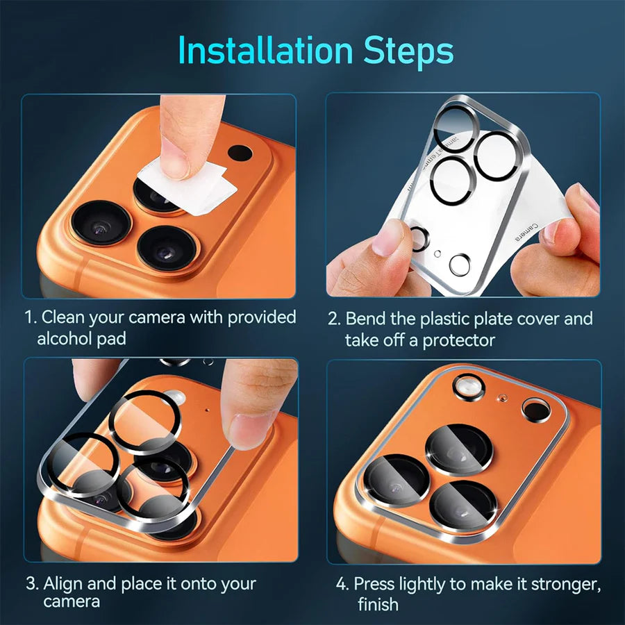 Camera Lens Protector – iPhone 17 Pro Max – 9H Gehard Glas – Anti-kras – 1-Pack-Ilumina Benelux
