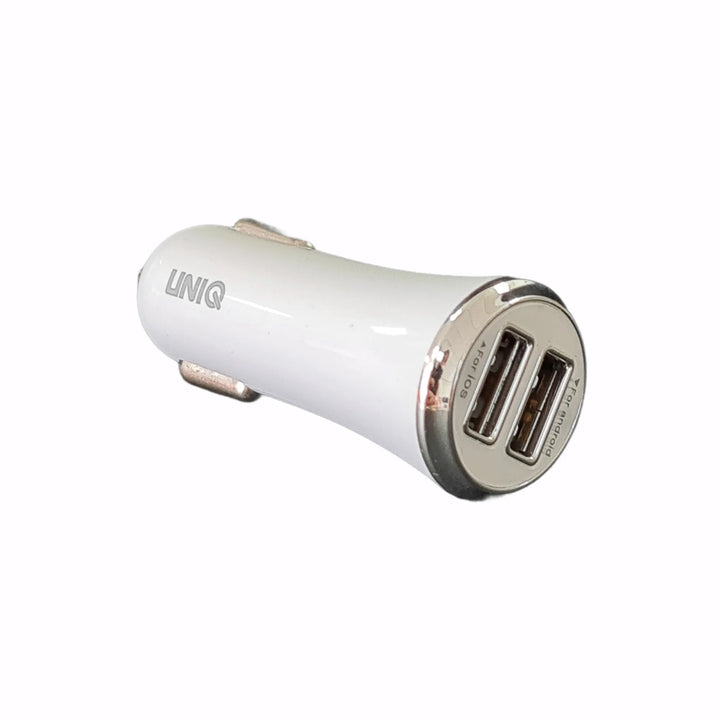 Car Charger 3.4A - Fast Charger - Lightning Kabel - Wit-Oplader-Ilumina Benelux