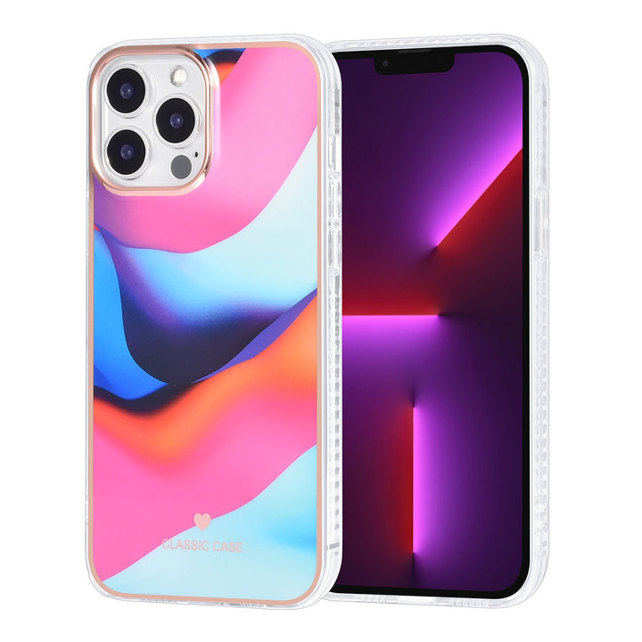 Classic Case iPhone 13 Pro Max TPU Back Cover hoesje - Curved Colors-Hoesjes-Ilumina Benelux