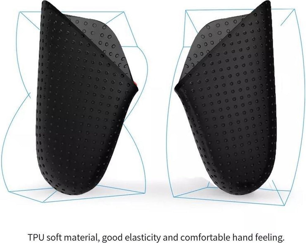 Controller Grip – Geschikt voor Nintendo Switch Pro Controller – Antislip Handgreep – Beschermhoes – Zwart-Ilumina Benelux