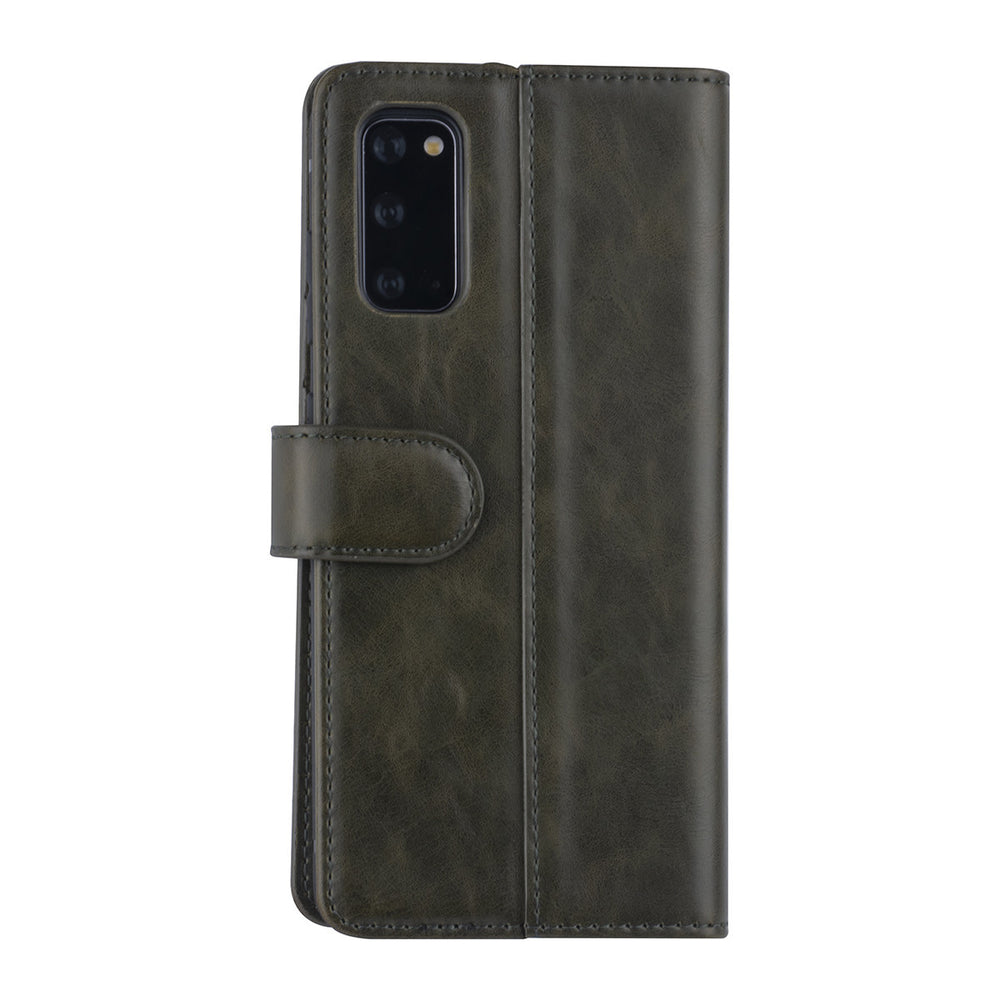 DonkerGroen hoesje Samsung Galaxy S20 - Book Case - PU leather-Hoesjes-Ilumina Benelux