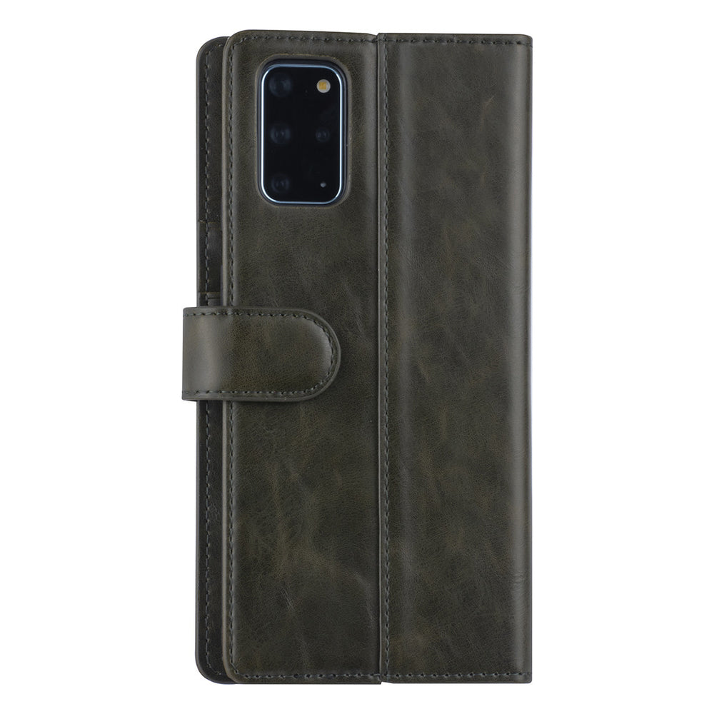 DonkerGroen hoesje Samsung Galaxy S20 Plus - Book Case - PU leather-Hoesjes-Ilumina Benelux