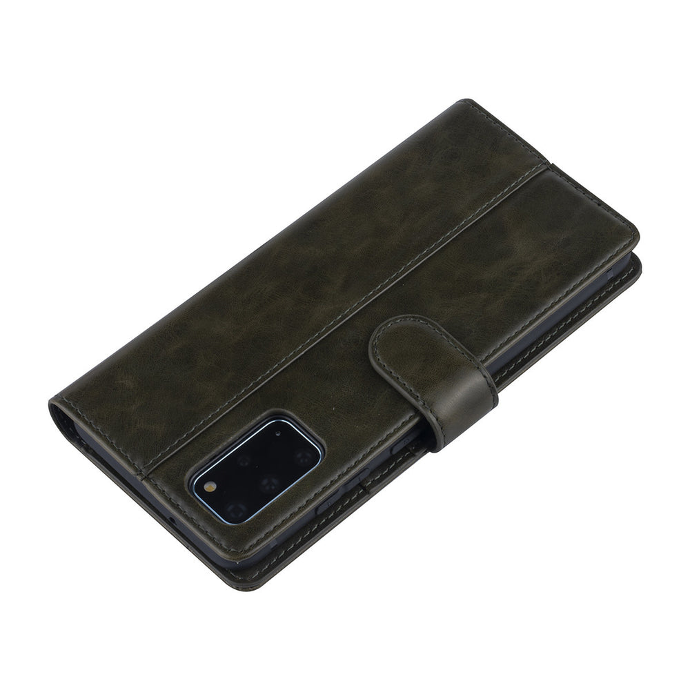 DonkerGroen hoesje Samsung Galaxy S20 Plus - Book Case - PU leather-Hoesjes-Ilumina Benelux