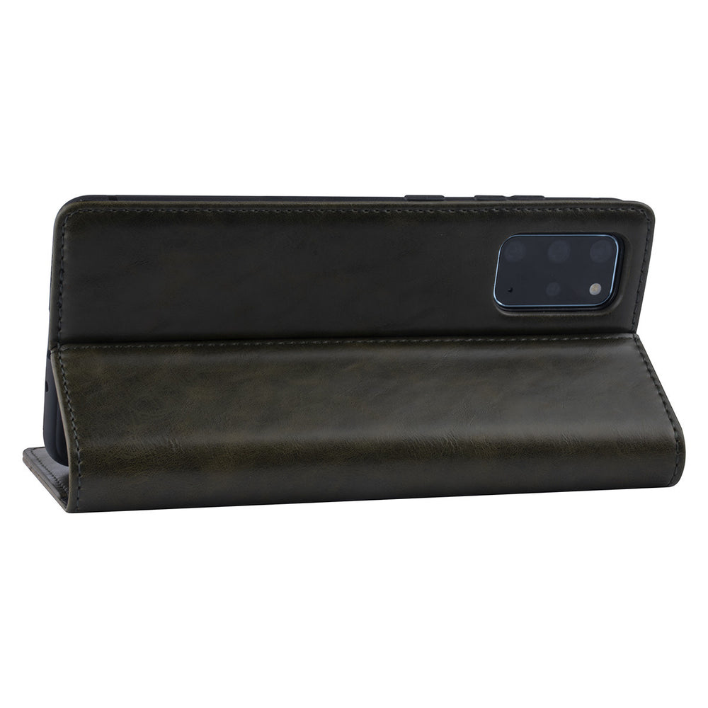 DonkerGroen hoesje Samsung Galaxy S20 Plus - Book Case - PU leather-Hoesjes-Ilumina Benelux