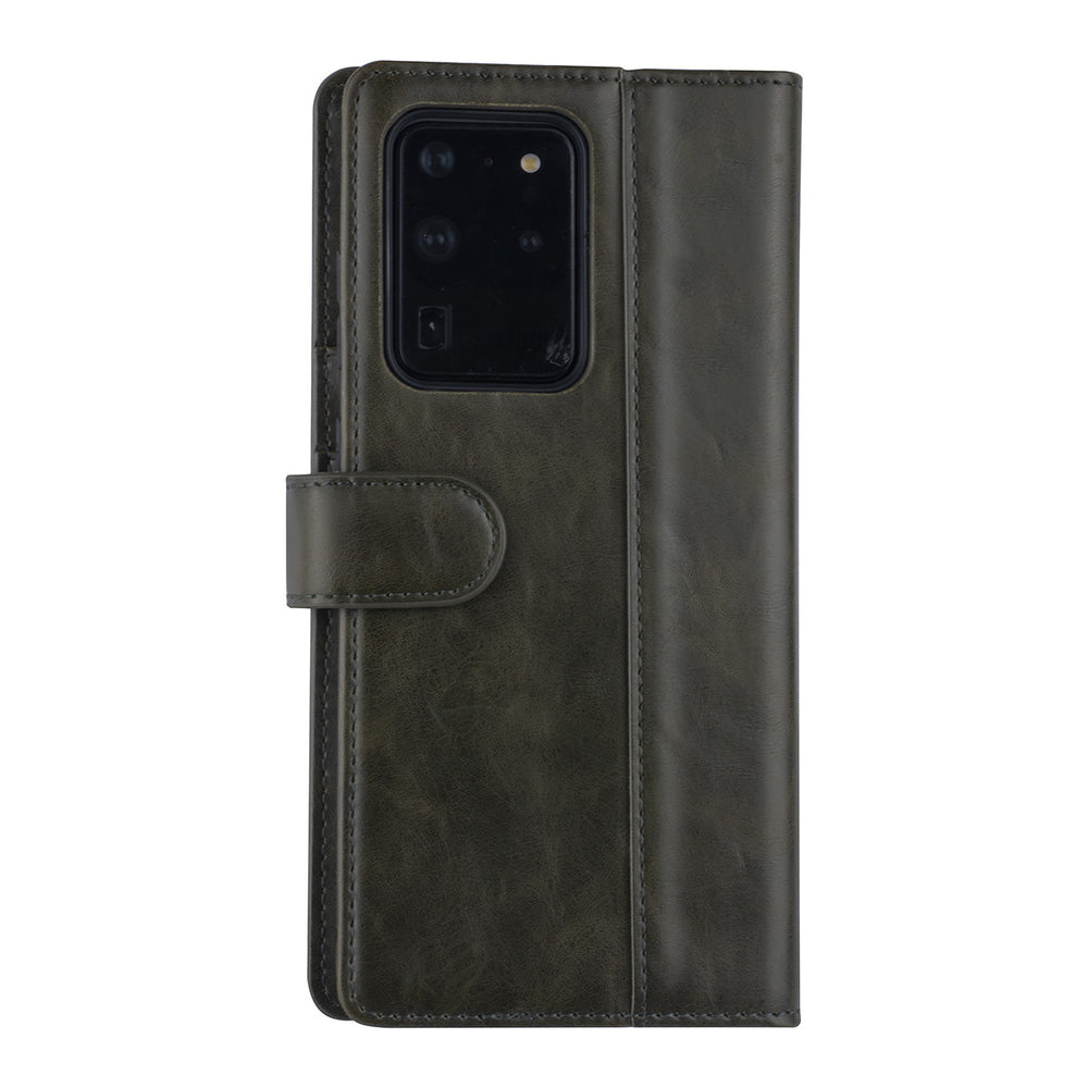 DonkerGroen hoesje Samsung Galaxy S20 Ultra - Book Case - PU leather-Hoesjes-Ilumina Benelux