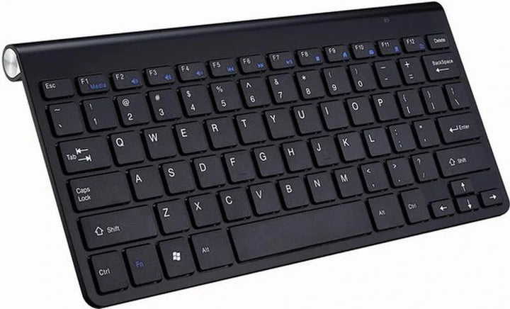 Draadloos toetsenbord – QWERTY mini – Compact draagbaar – Voor PC laptop Windows Mac – Zwart-Toetsenbord-Ilumina Benelux
