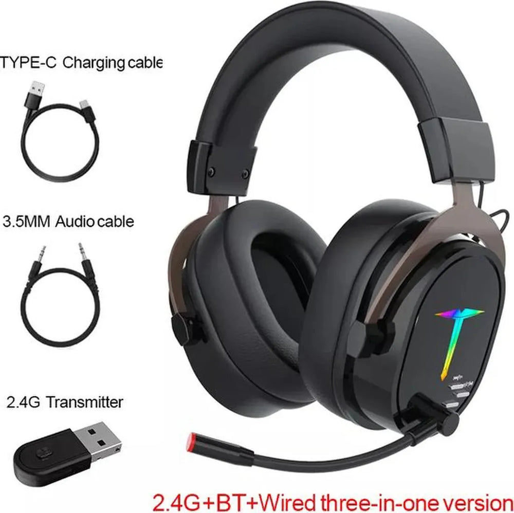 Draadloze Gaming Headset – G1000 – Geschikt voor PS4/PS5, PC & Switch – Bluetooth – Zwart-Ilumina Benelux