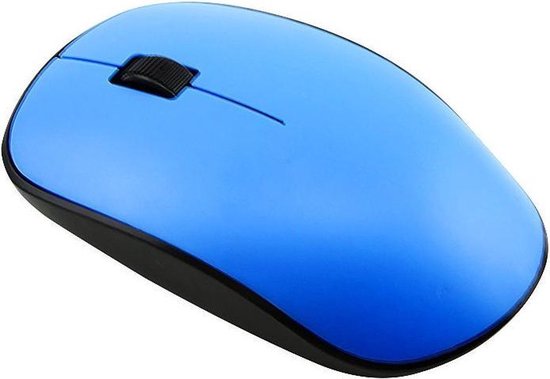 Draadloze muis – Optische 2.4GHz – Voor laptop en computer – Rechts- en linkshandig – Rood-Muis-Ilumina Benelux