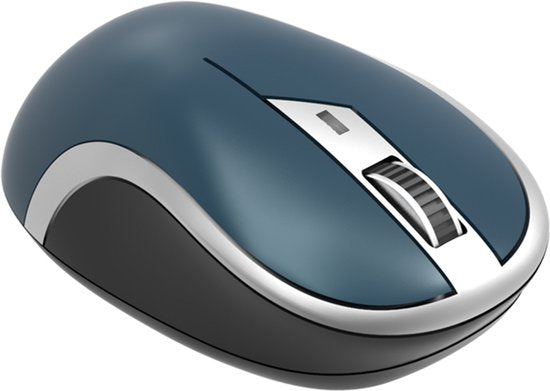 Draadloze muis laptop & computer – Optische USB ontvanger – 2.4GHz – Ergonomisch – Groen-Muis-Ilumina Benelux
