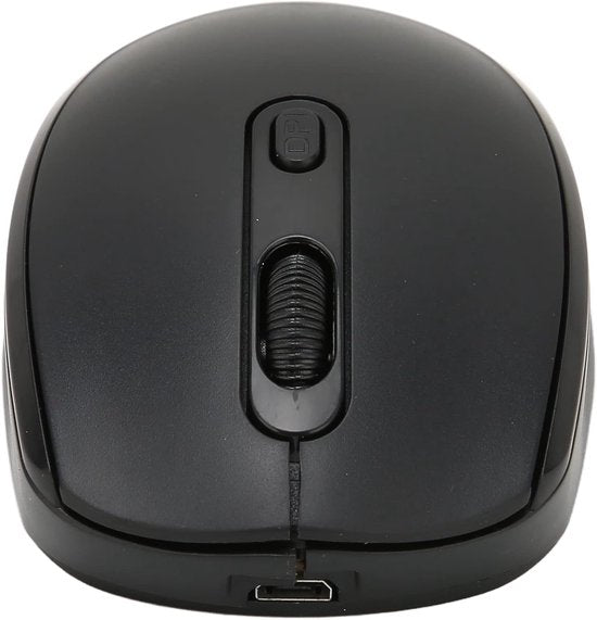Draadloze muis voor laptop – Oplaadbaar – Stil & slank – 10m bereik – 3 DPI standen – Zwart-Muis-Ilumina Benelux