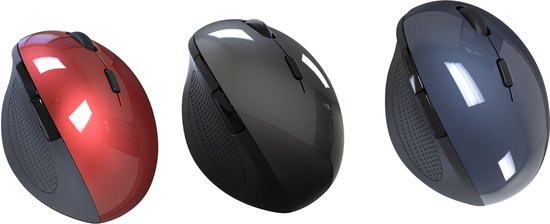 Draadloze muis voor laptop en pc – Optische computermuis – 2.4GHz USB ontvanger – Zwart-Muis-Ilumina Benelux