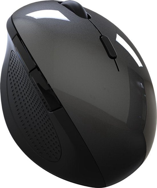 Draadloze muis voor laptop en pc – Optische computermuis – 2.4GHz USB ontvanger – Zwart-Muis-Ilumina Benelux