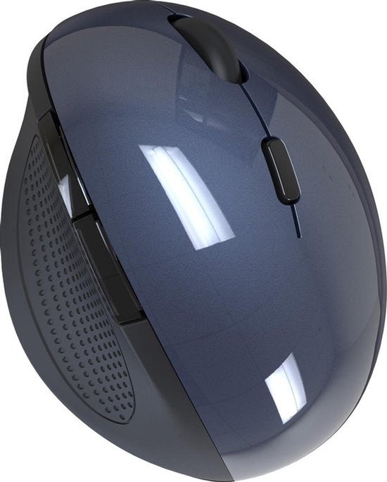 Draadloze muis voor laptop en pc – Optische computermuis – USB ontvanger – 2.4GHz – Blauw-Muis-Ilumina Benelux