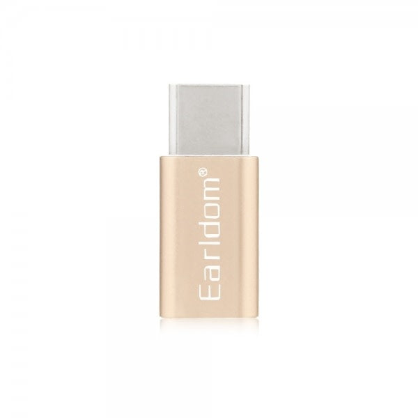 Earldom Micro Naar Type C- Goud-USB-Kabels-Ilumina Benelux
