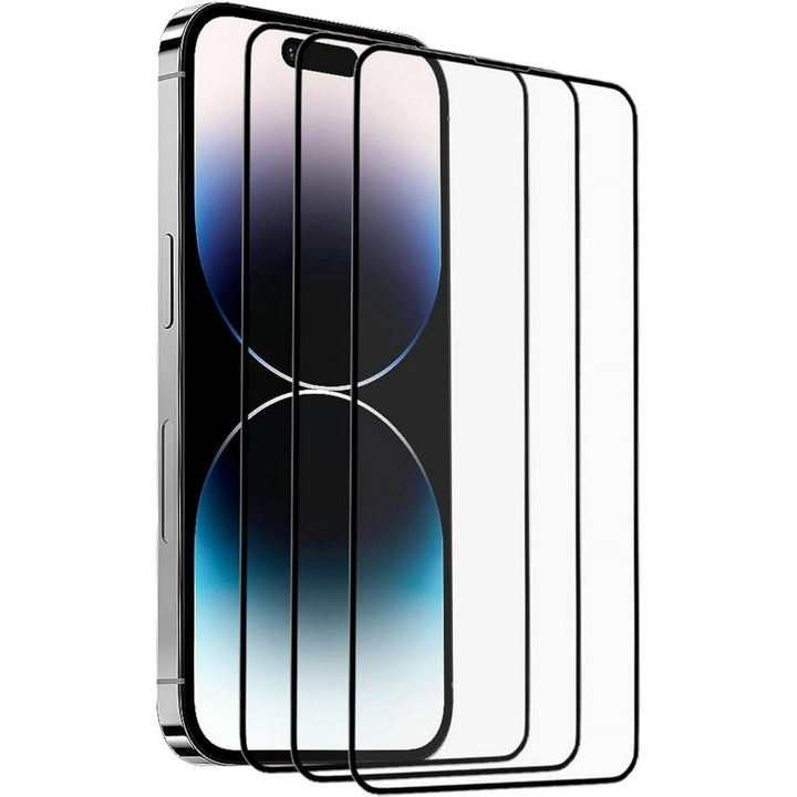 iPhone 15 Plus Screenprotector Full Cover – Tempered Glas – 3-Pack-Ilumina Benelux