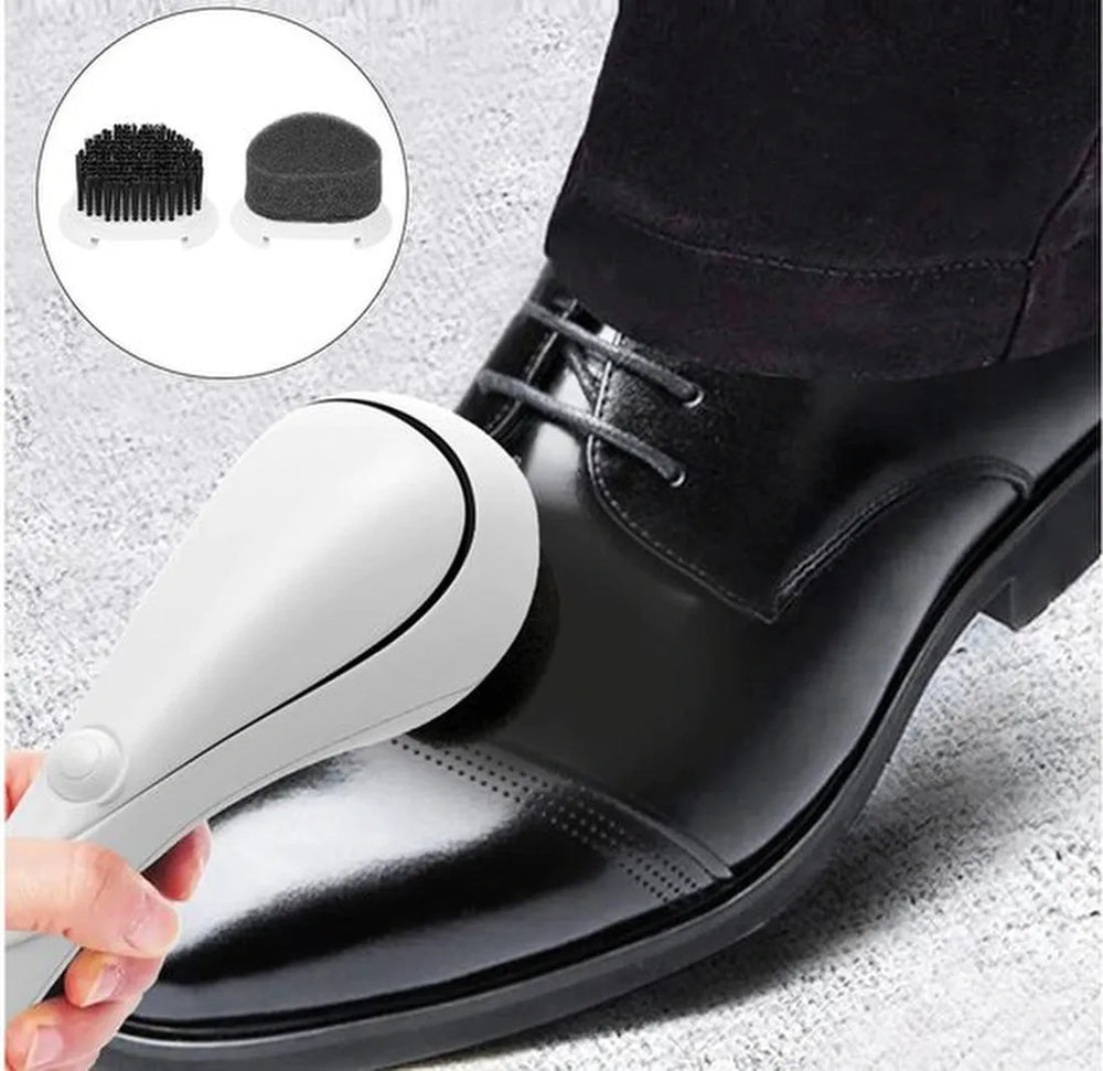 Elektrische reinigingsborstel – Multifunctioneel – Voor schoenen, kleding, keuken & bankstel – Draadloos – Wit-Schoenverzorging-Ilumina Benelux