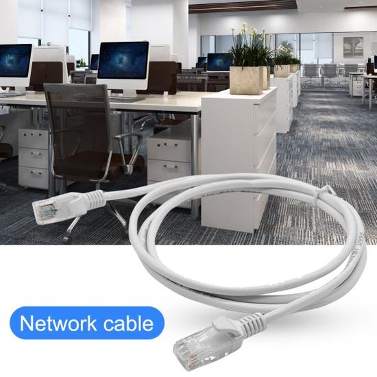 Ethernet kabel – Cat 6 UTP RJ45 – 10 Meter – LAN Patchkabel – Zwart-Internetkabels-Ilumina Benelux