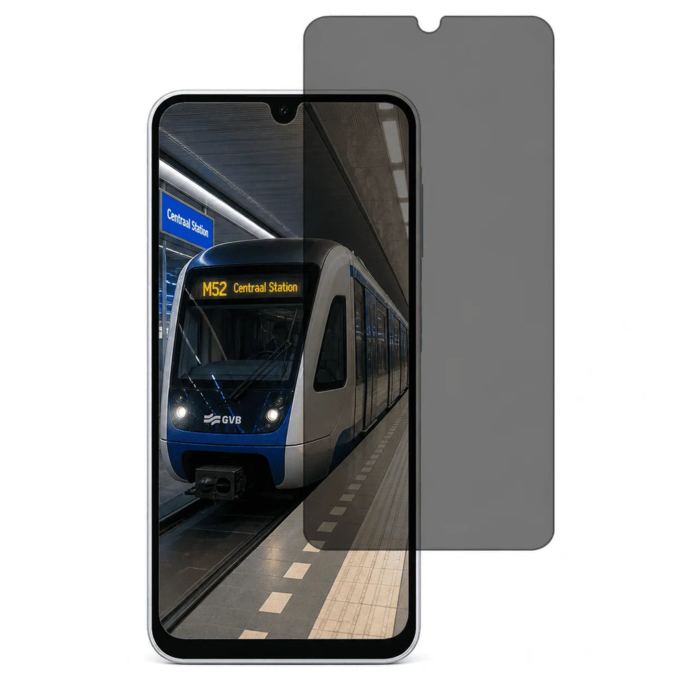 Samsung Galaxy A22 4G Privacy Screenprotector Glas – Anti-kras-Ilumina Benelux