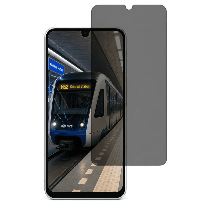 Samsung Galaxy A22 4G Privacy Screenprotector Glas – Anti-kras-Ilumina Benelux