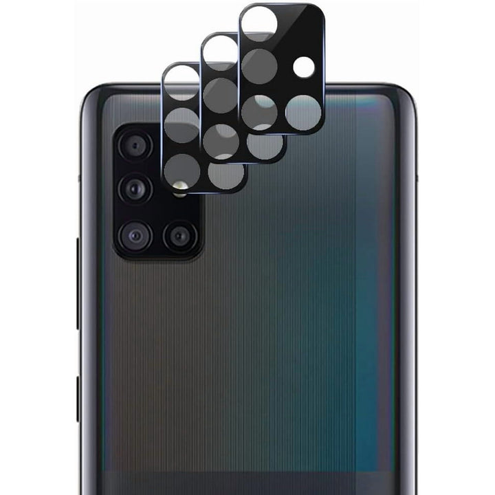 Camera Lens Protector – Samsung Galaxy A71 – 3-Pack Tempered Glas-Ilumina Benelux