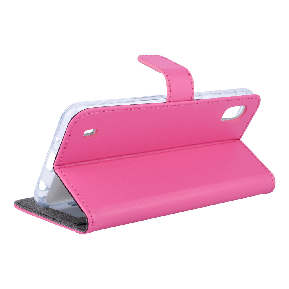 Felroze hoesje Samsung Galaxy A10 (2019) Book Case - Pasjeshouder - Magneetsluiting (A105F)-Hoesjes-Ilumina Benelux