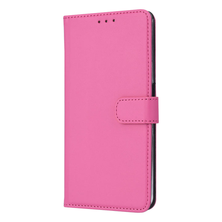 Felroze hoesje Samsung Galaxy A80 - Book Case - Pasjeshouder - Magneetsluiting (A805F)-Hoesjes-Ilumina Benelux