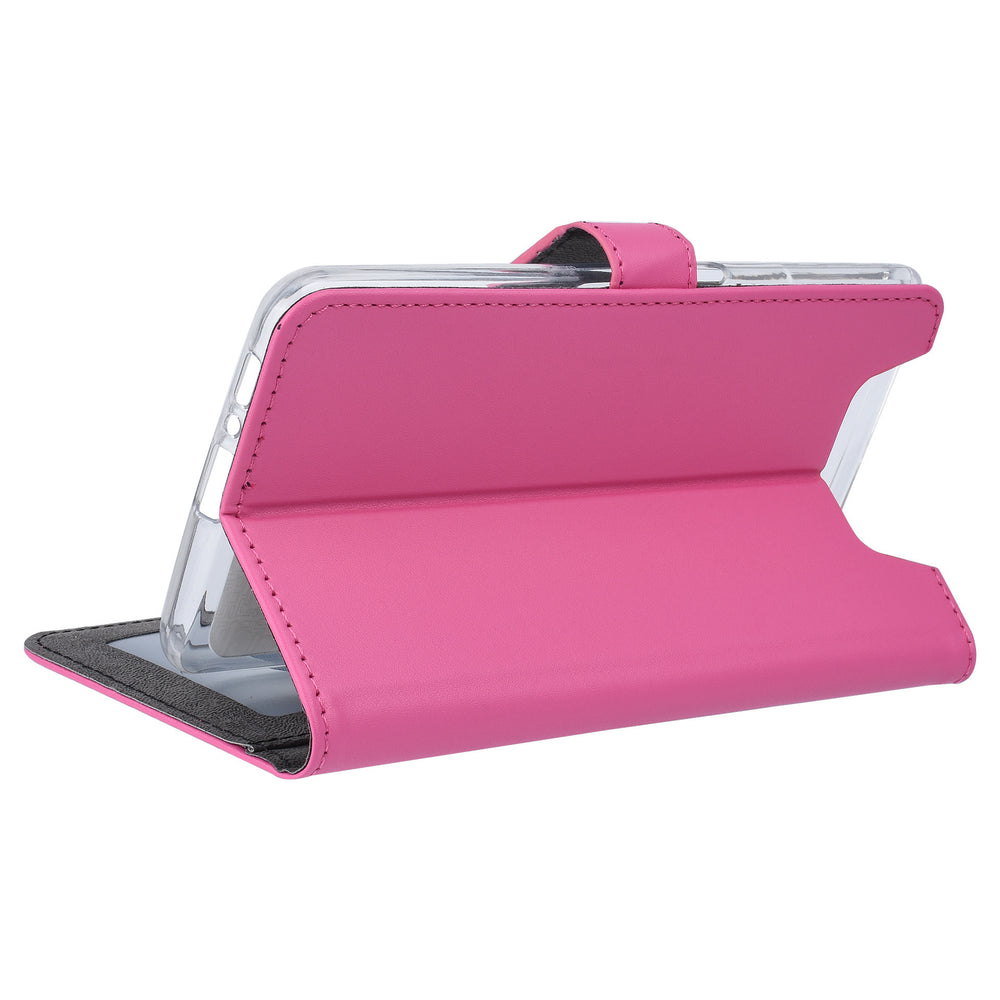 Felroze hoesje Samsung Galaxy A80 - Book Case - Pasjeshouder - Magneetsluiting (A805F)-Hoesjes-Ilumina Benelux