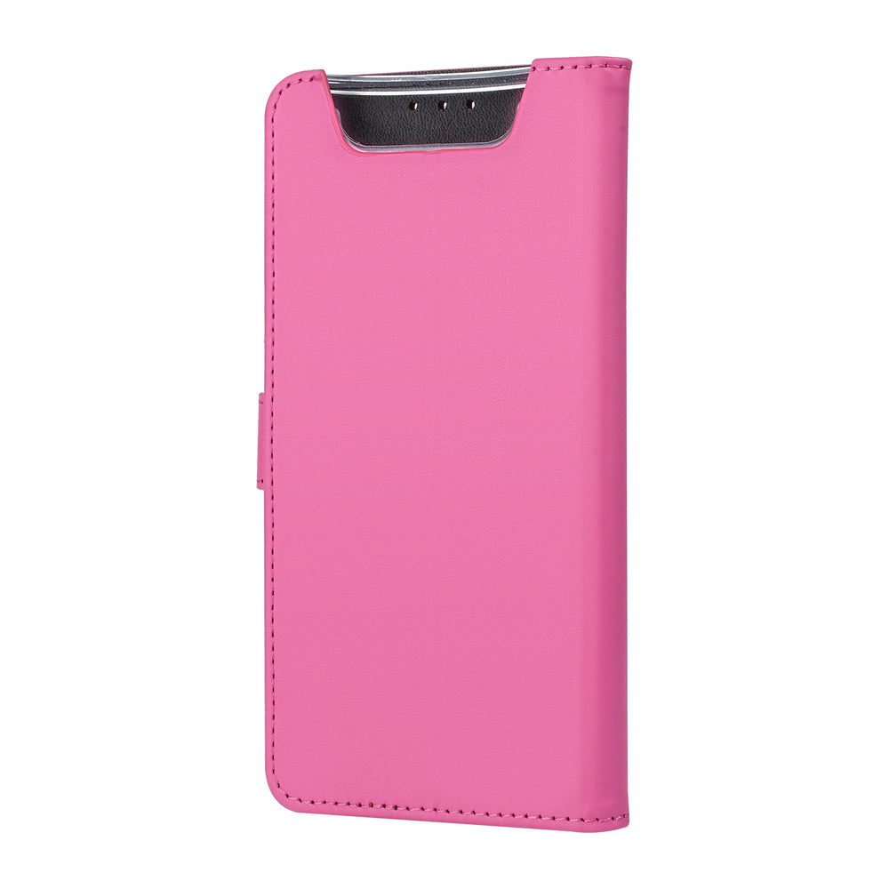 Felroze hoesje Samsung Galaxy A80 - Book Case - Pasjeshouder - Magneetsluiting (A805F)-Hoesjes-Ilumina Benelux