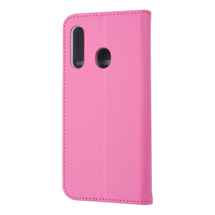 Felroze hoesje Samsung Galaxy M40 - Book Case - Pasjeshouder - Magneetsluiting (M405F)-Hoesjes-Ilumina Benelux