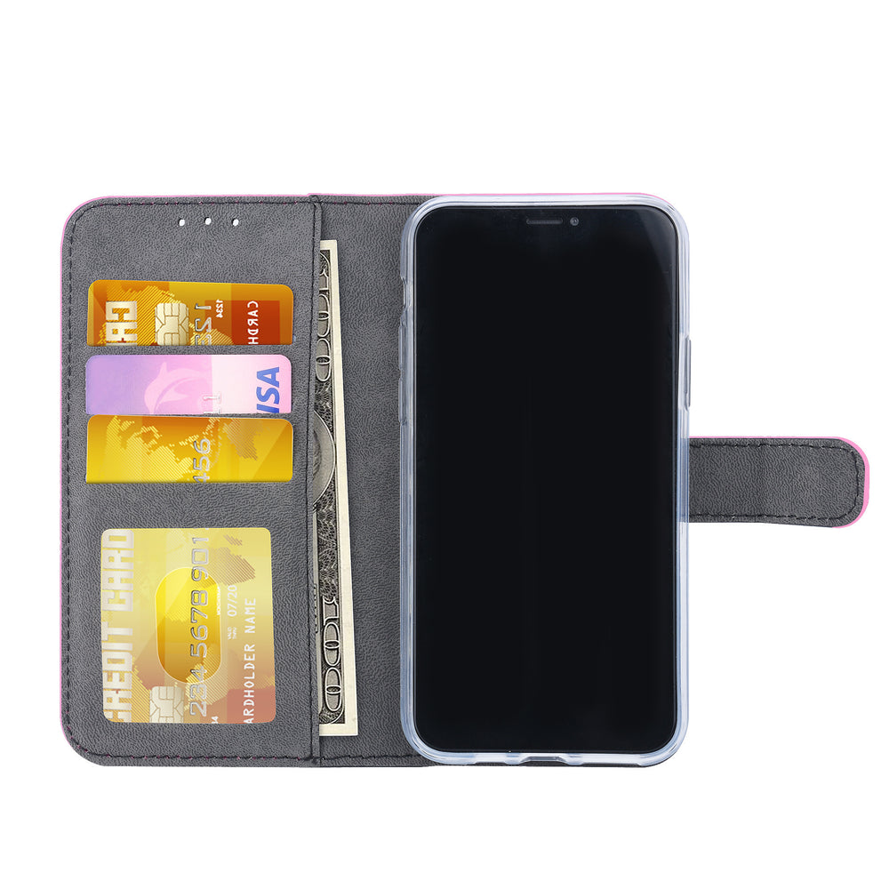 Felroze hoesje iPhone 11 Pro - Book Case - Pasjeshouder - Magneetsluiting-Hoesjes-Ilumina Benelux