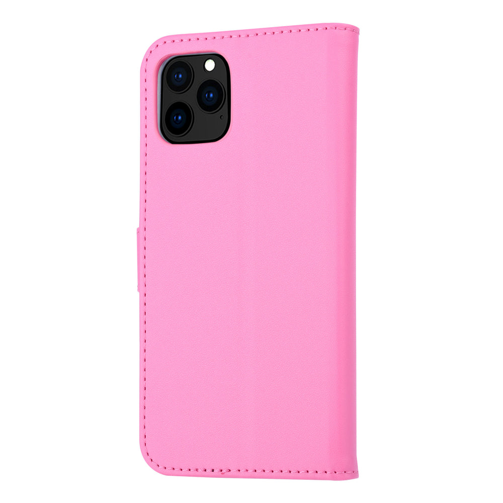Felroze hoesje iPhone 11 Pro - Book Case - Pasjeshouder - Magneetsluiting-Hoesjes-Ilumina Benelux