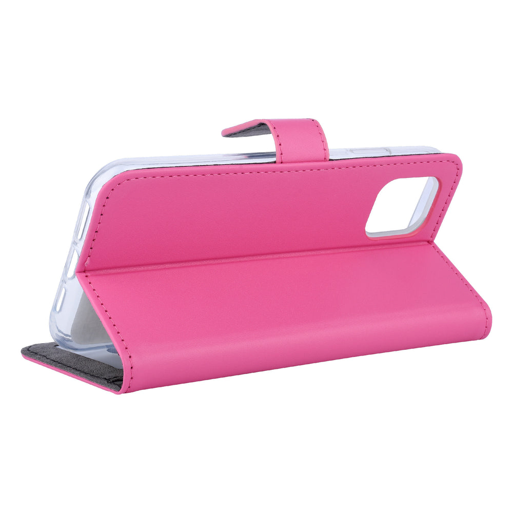 Felroze hoesje iPhone 11 Pro Max - Book Case - Pasjeshouder - Magneetsluiting-Hoesjes-Ilumina Benelux