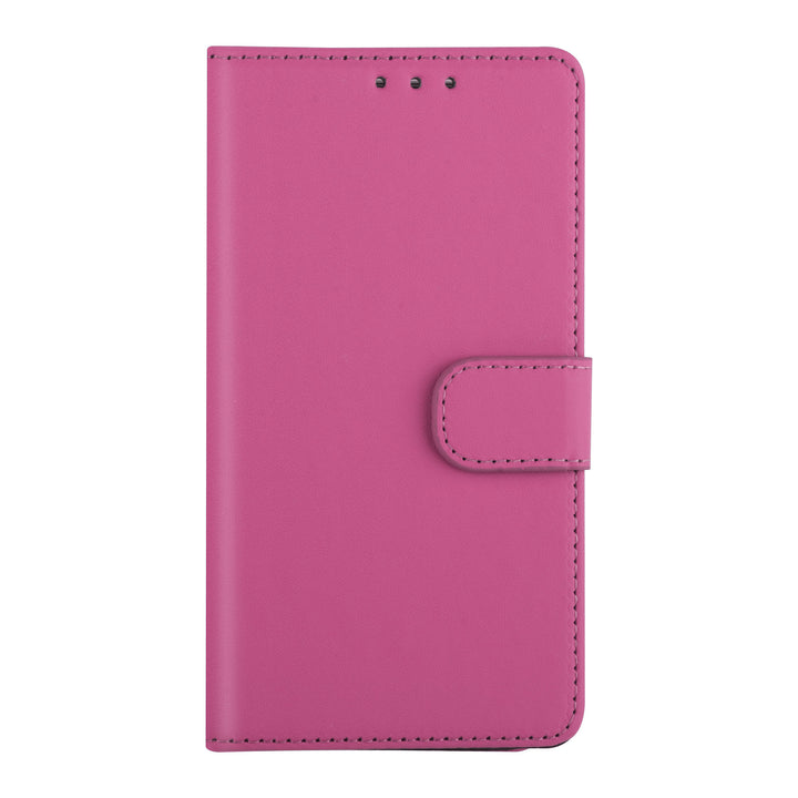 Felroze hoesje iPhone 12 Pro Max - Book Case - Kaarthouder-Hoesjes-Ilumina Benelux