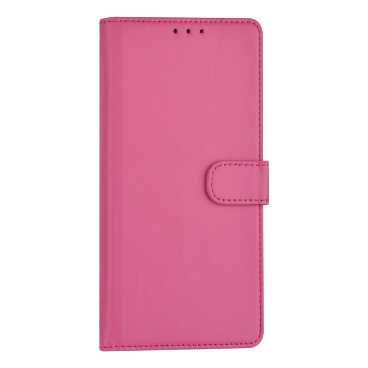 Felroze hoesje voor Oppo A15 - Book Case - Pasjeshouder - Magneetsluiting-Hoesjes-Ilumina Benelux