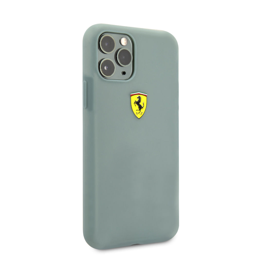 Ferrari iPhone 11 Pro Backcover hoesje - Silicone - Printed Logo - Groen-Hoesjes-Ilumina Benelux