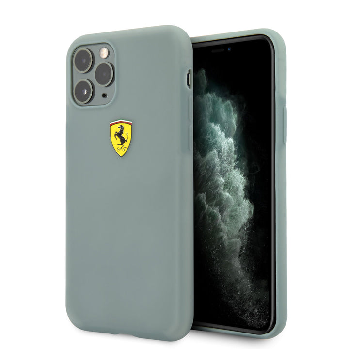 Ferrari iPhone 11 Pro Backcover hoesje - Silicone - Printed Logo - Groen-Hoesjes-Ilumina Benelux