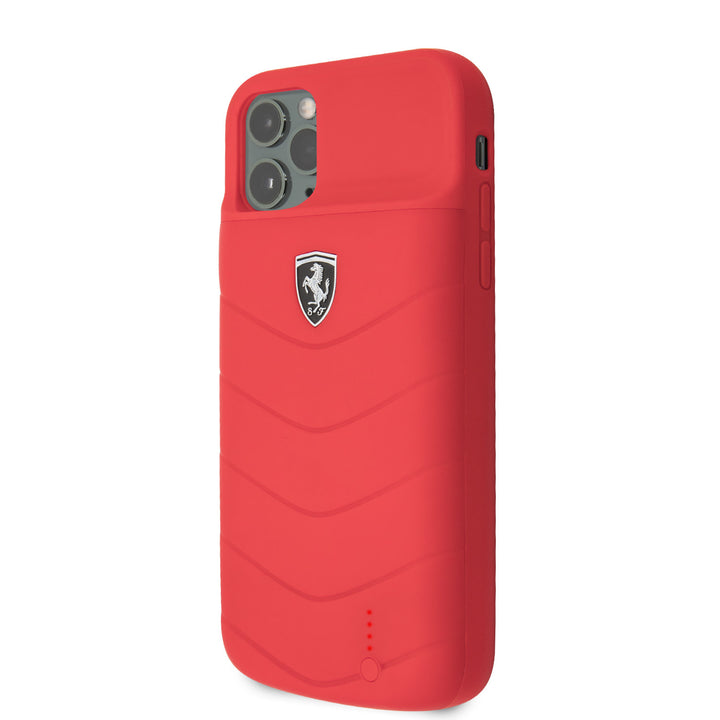 Ferrari iPhone 11 Pro full cover power case lichtgewicht - Rood-Powerbank-Ilumina Benelux