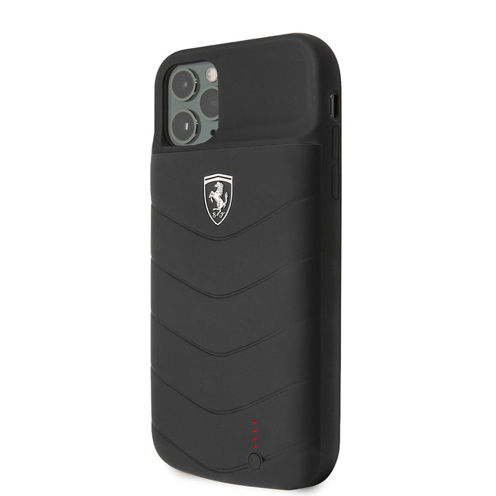 Ferrari iPhone 11 Pro full cover power case lichtgewicht - Zwart-Powerbank-Ilumina Benelux