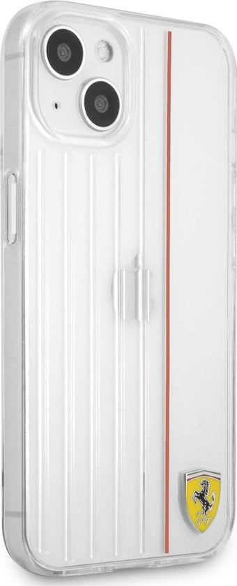 Ferrari iPhone 13 Backcover hoesje 3D Lines - Rood-Hoesjes-Ilumina Benelux
