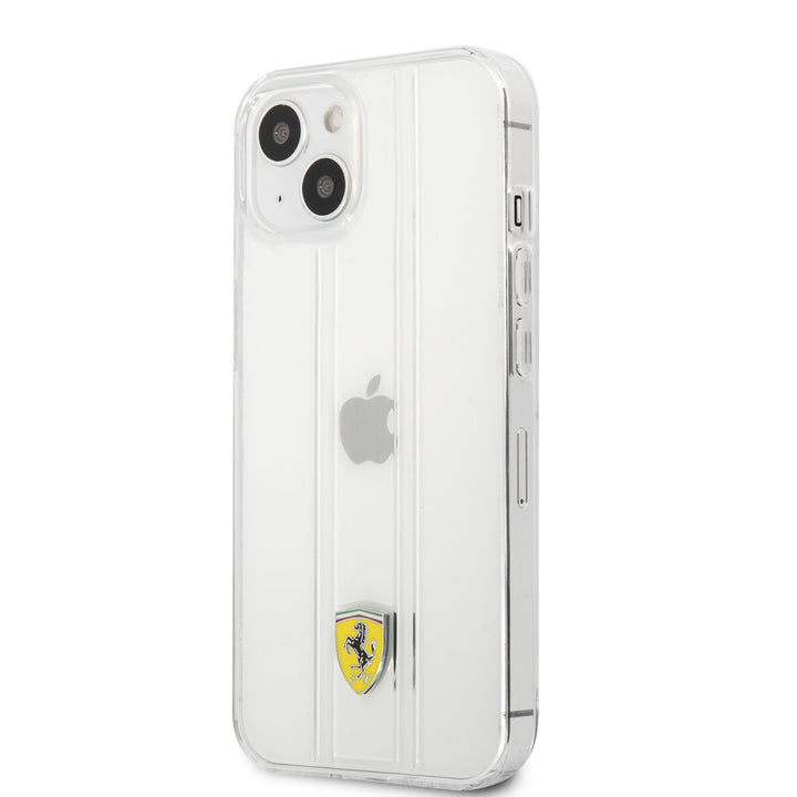 Ferrari iPhone 13 Backcover hoesje 3D Stripes - Transparant-Hoesjes-Ilumina Benelux