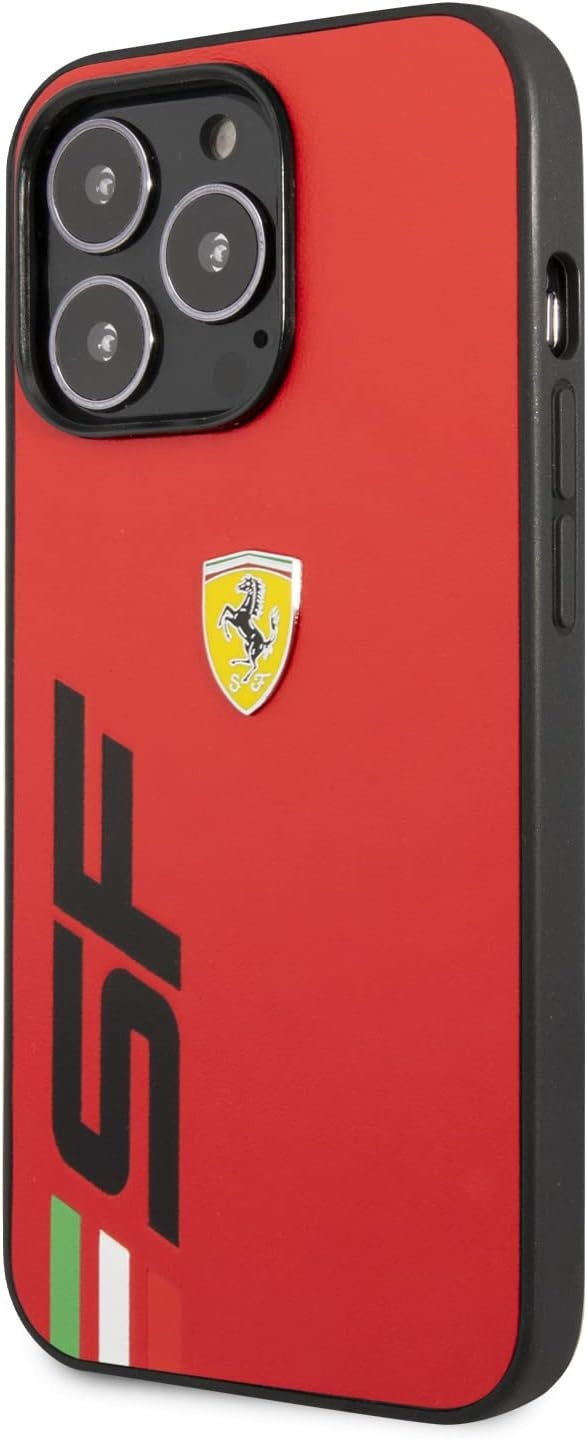 Ferrari iPhone 13 Pro Backcover hoesje SF Logo - Rood-Hoesjes-Ilumina Benelux